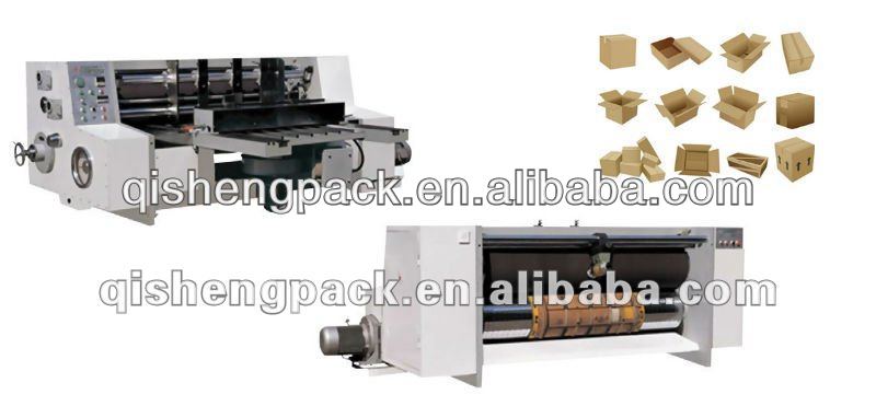 Automatic feeding rotary die cutting carton machine