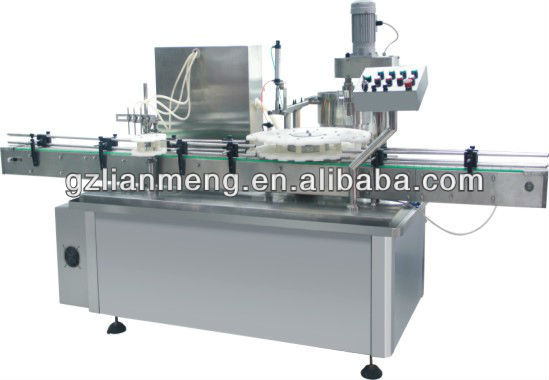 Automatic filling and capping machine