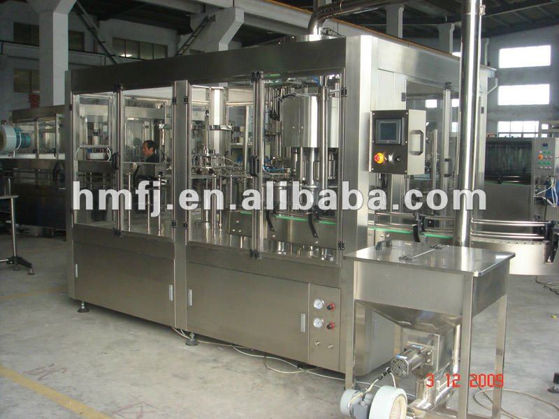 automatic filling carbonated soft drinks machine