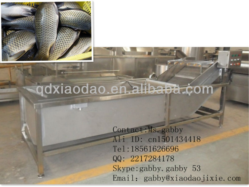 Automatic Fish Washing Machine/High Efficiency Fish Washing Machine/automatic Fish Cleaning Machine