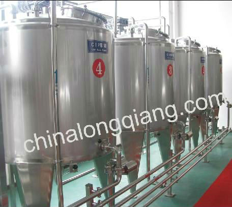 Automatic four tanks CIP cleaning plant