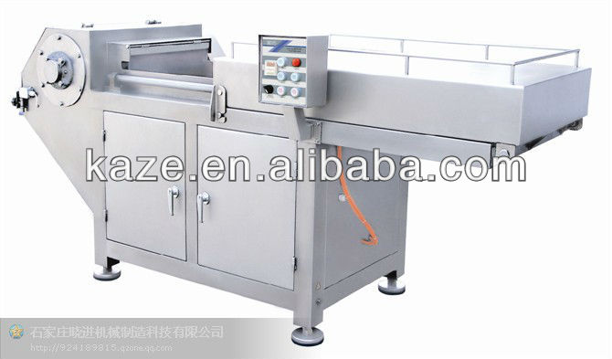 Automatic frozen meat/cheese slicer machine stainless steel 3000kg/h