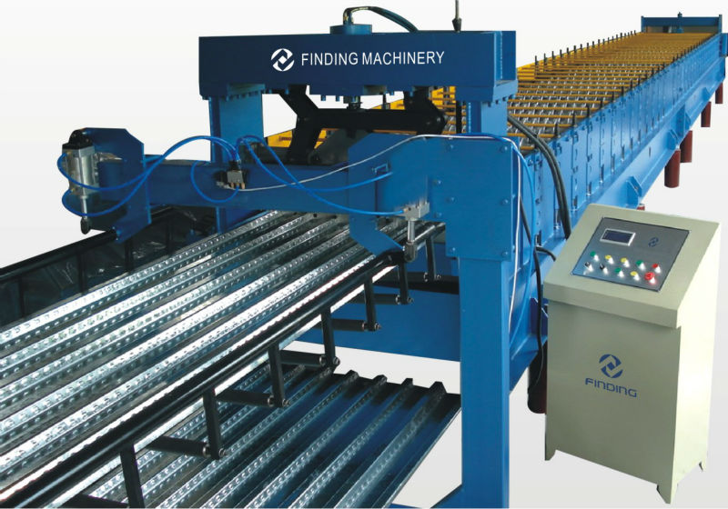 Automatic galvanized steel floor decking making machine