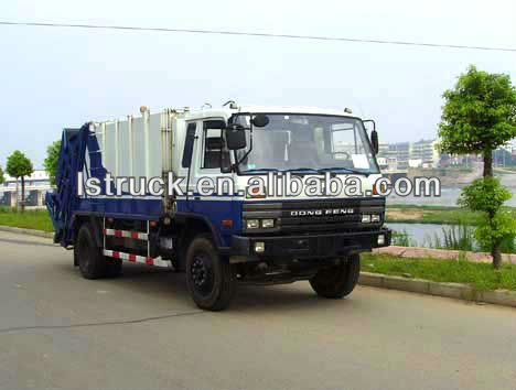 Automatic garbage transportation compressed rubbish vehicle