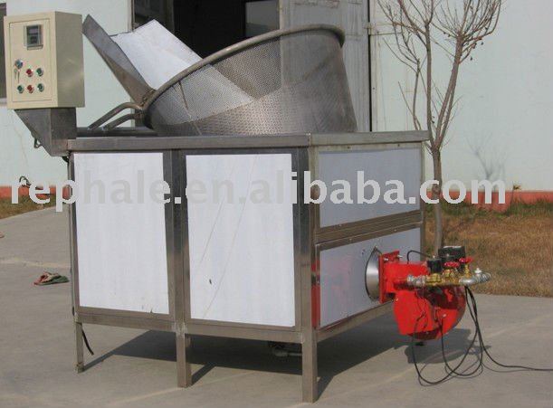 Automatic gas frying machine,peanut frying machine,food frying machine