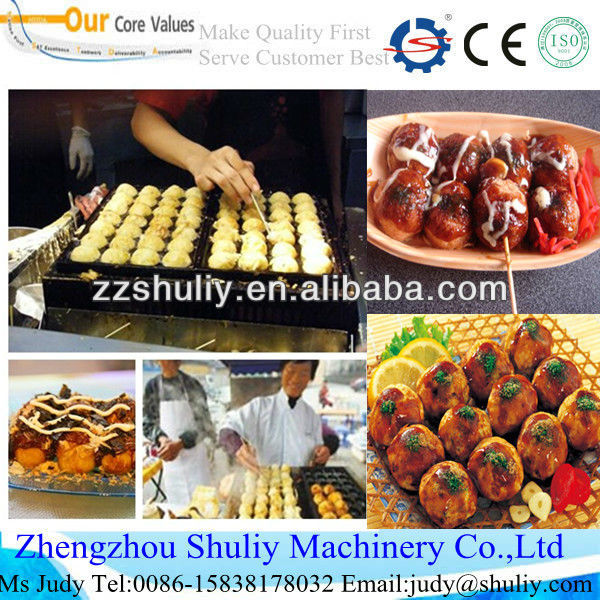 Automatic gas takoyaki roaster machine/fish ball grill 0086-15838178032