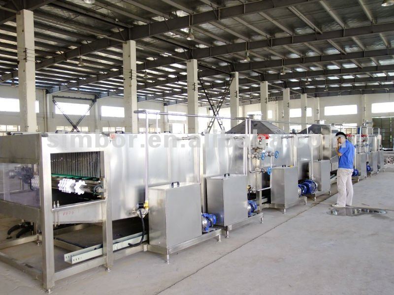 automatic glass bottle hot sprary sterilizer