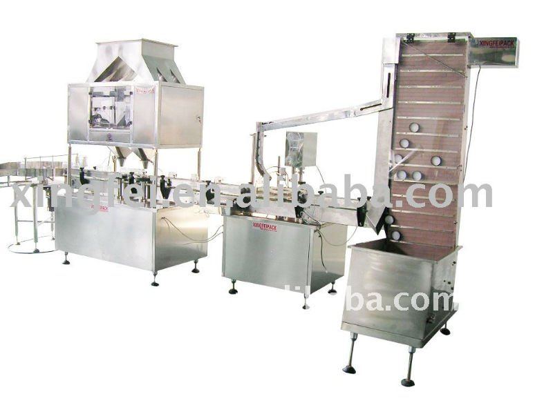 Automatic Glass Jar Filling and Capping Machine