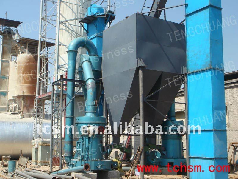 Automatic gypsum powder production line