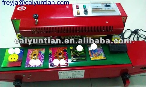 automatic heat sealing machine for plastic packaging