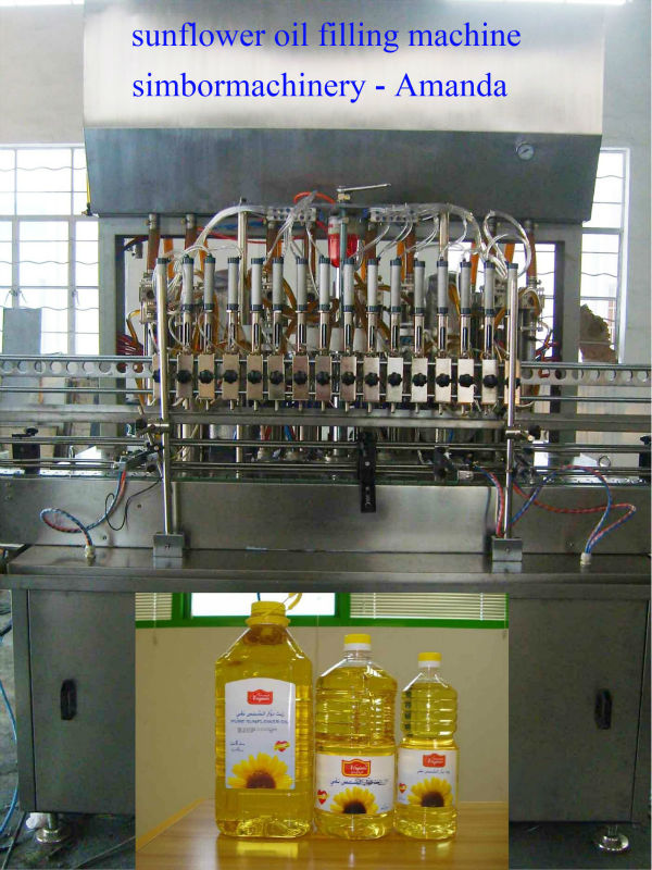 automatic high speed sunflower oil filling machine