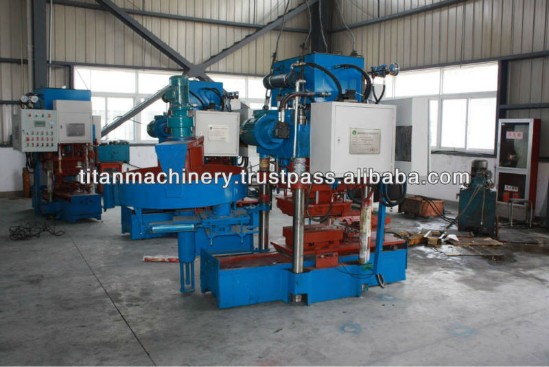 Automatic hydraulic concrete roofing tiles making machine