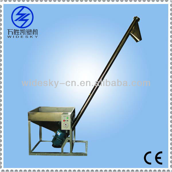 automatic Inclined hopper with screw conveyor