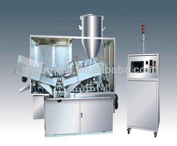 automatic laminated tube filling and sealing machine for cosmetics toothpaste cream lotion