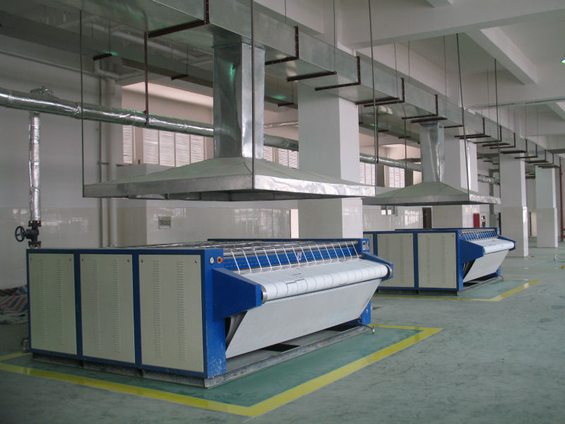 Automatic Laundry Ironing machine with steam heating