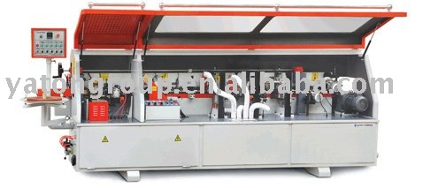 Automatic linear edge banding machine