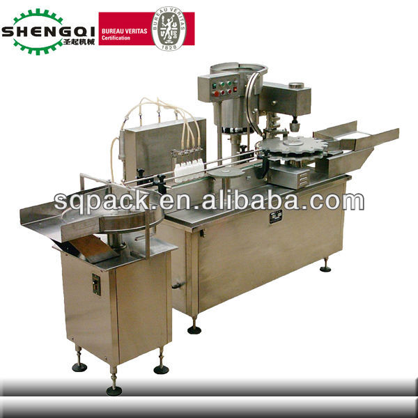 Automatic Liquid Filling and Capping Machine