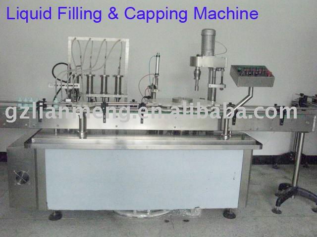 Automatic Liquid Filling Capping Machine