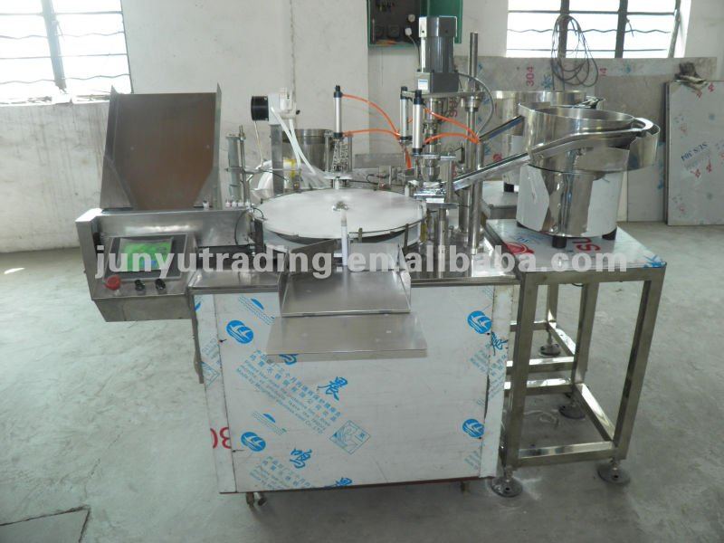 Automatic marker pen filling and capping machine