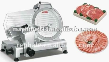 Automatic meat slicer compact structure, beautiful appearance, easy operation, high efficiency, low power, easy to clean and mai