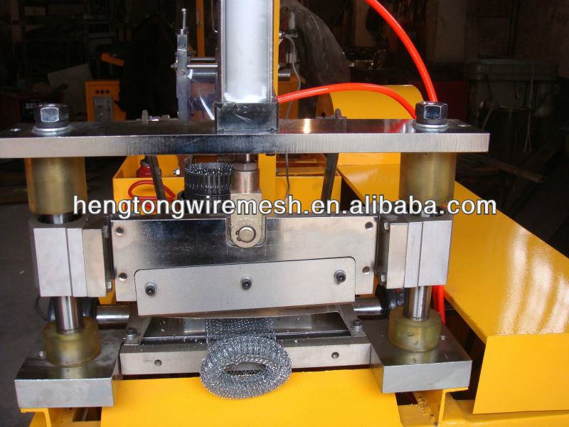 Automatic mesh scourer knitting and cutting machine 48kgs/8hours