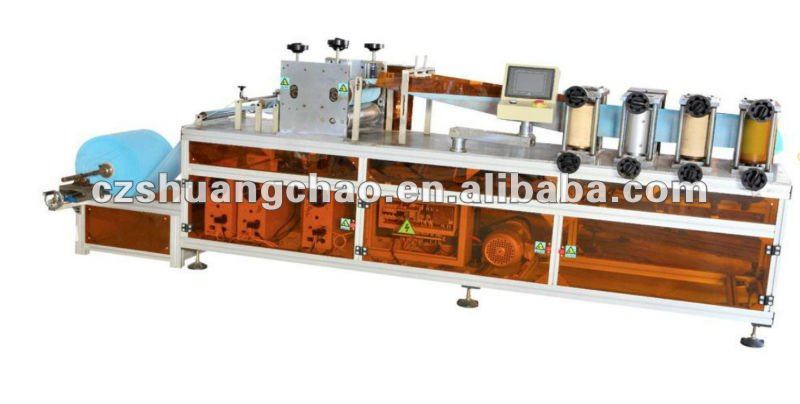 Automatic non woven fabric shoe cover machine