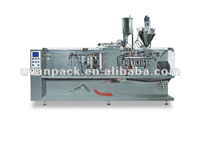 Automatic Oatmeal 4-side Sealed Falt Pouch Filling Packaging MachineYF-180