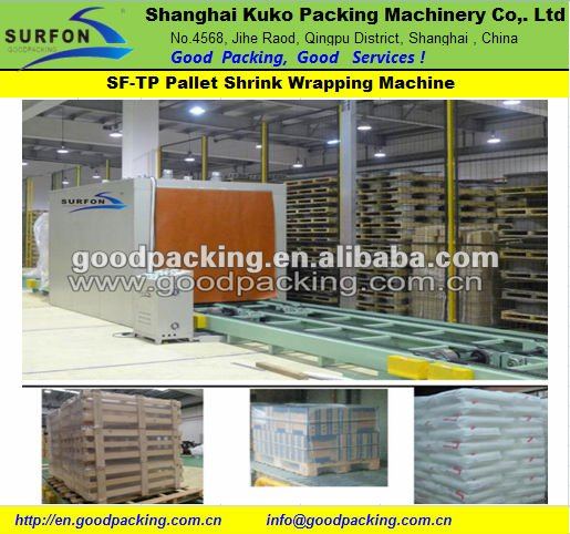 Automatic Pallet Shrink Wrapping Machine,Pallet Wrapping Machine, Heat Shrink Tunnel