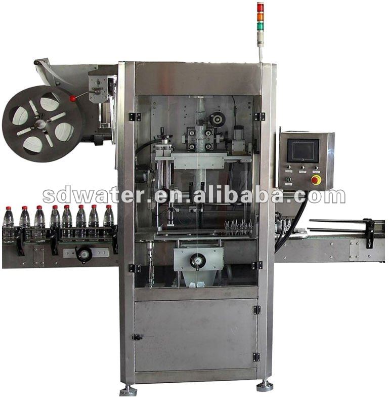 Automatic PET bottle sleeve shrink labeling machine