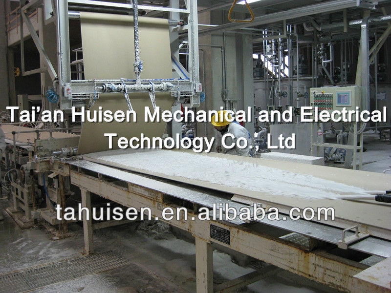 automatic plaster board making machine