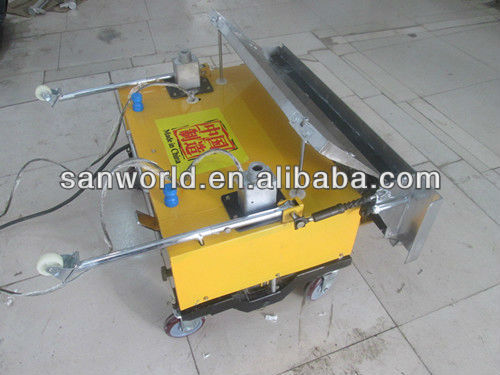 Automatic plaster spray machine for house