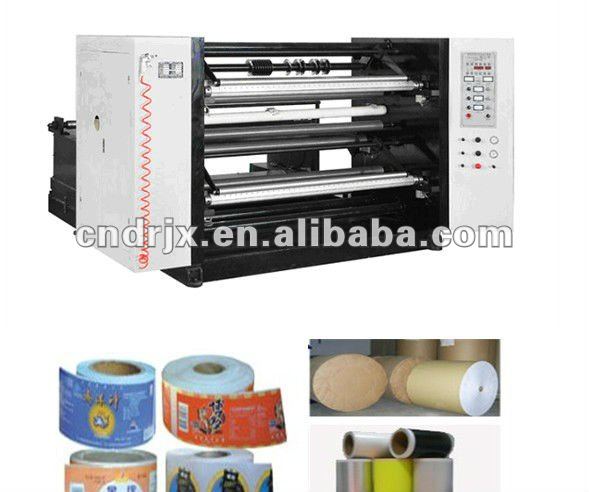 Automatic Plastic Film and Paper Slitting Rewinder Machine