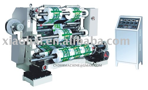 automatic plastic film slitter rewinder