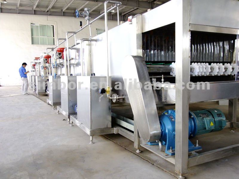 automatic plastic/glass bottle steam sprary sterilizer