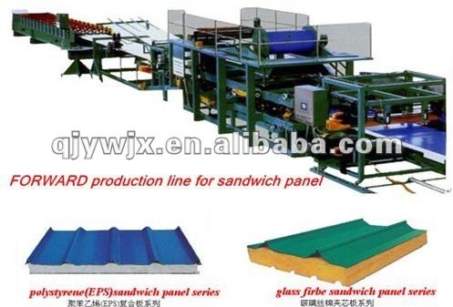 Automatic Polystyrene Foam Sandwich Roof Panel Production Line