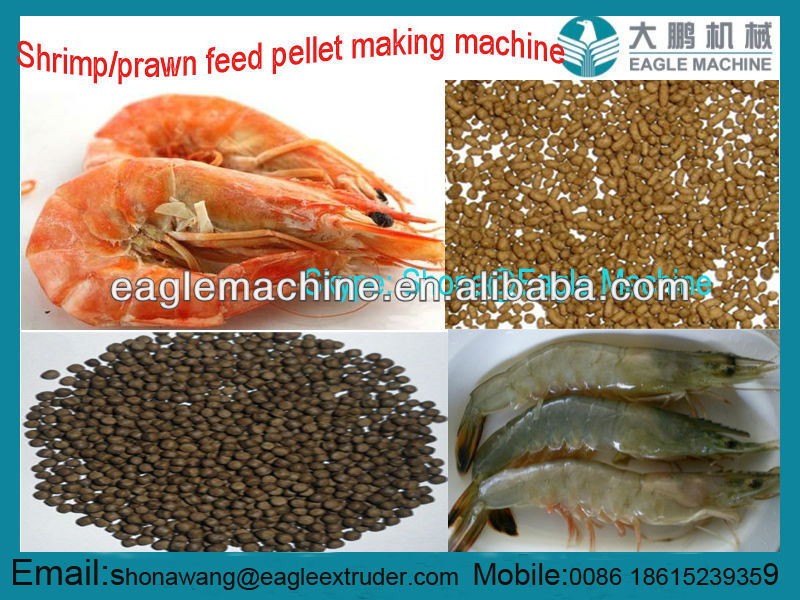 Automatic Prawn food pellet extruder machinery /making equipment / processing line