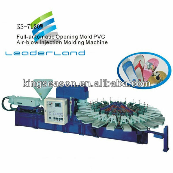 automatic PVC air blowing injection molding machine