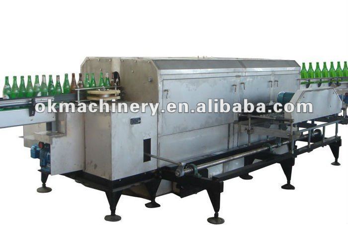 automatic recycled glass bottle washing machine