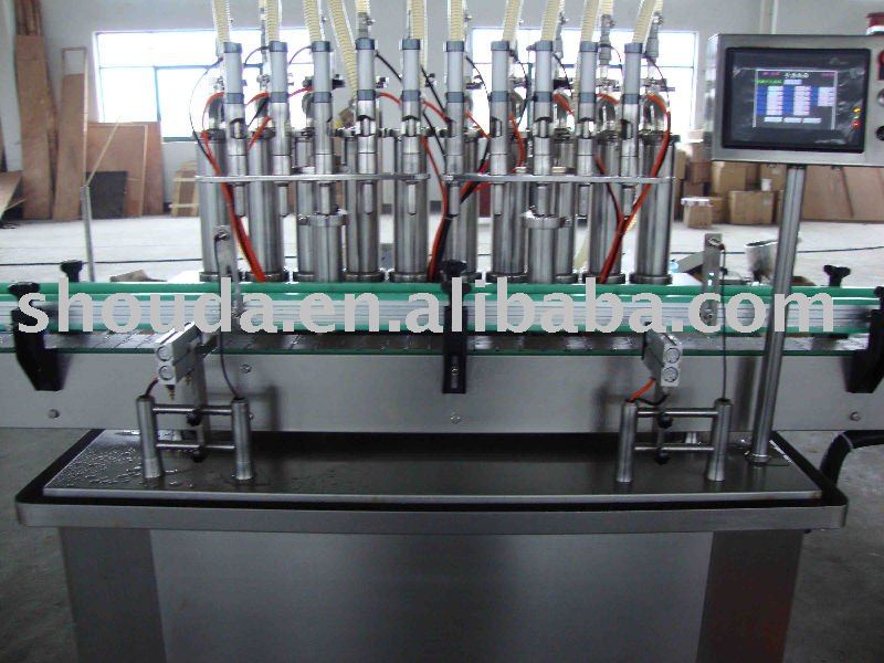 Automatic refrigerating fluid filling machine