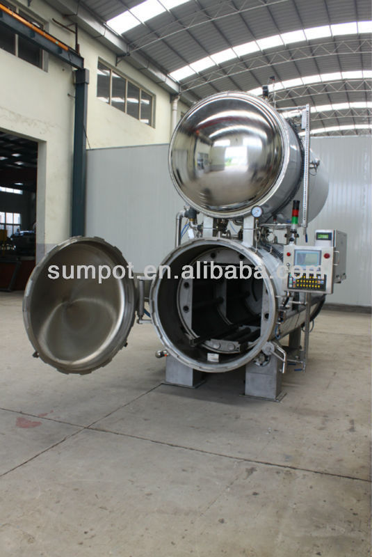 automatic Rotary autoclave horizontal industrial