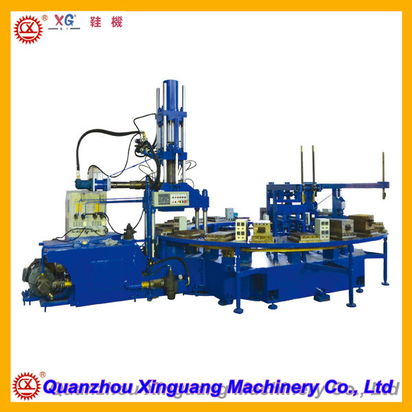 Automatic Rotary Galoshes Rubber Injeciton Molding Machine