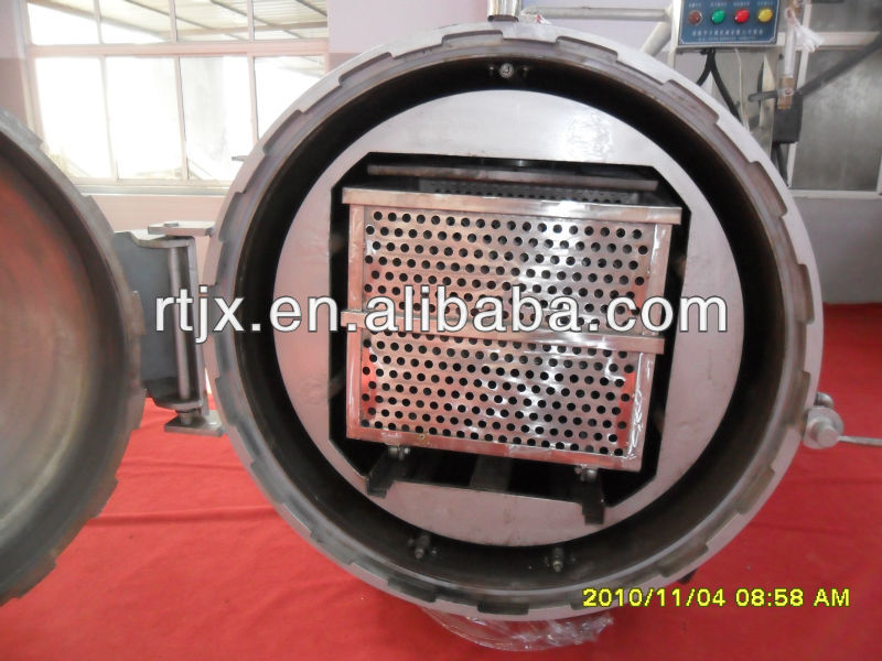 Automatic rotary type autoclave retort