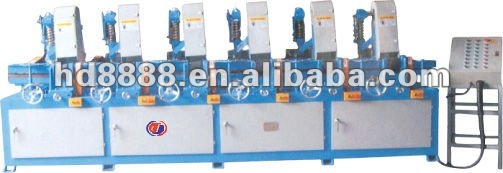 Automatic round tube polishing machine