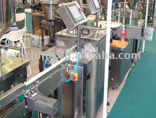 automatic screw cap sealing packing machine