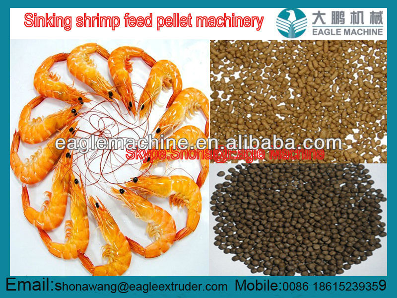 Automatic Shrimp food pellet extruder machinery /making equipment / processing line