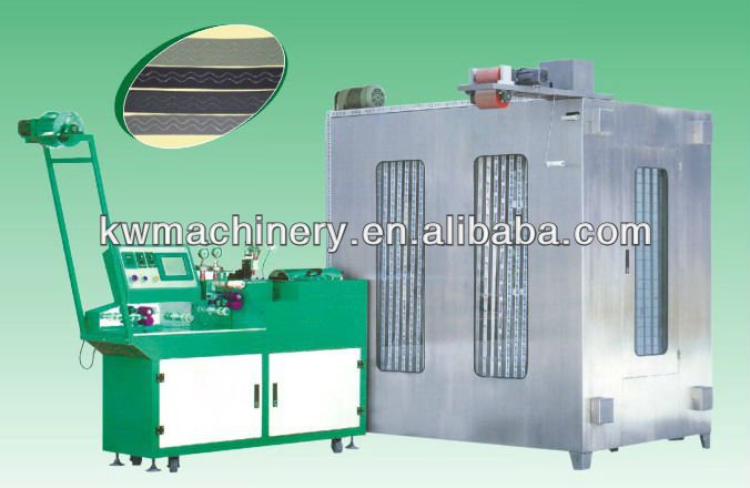 Automatic silicon coating machine with PLC