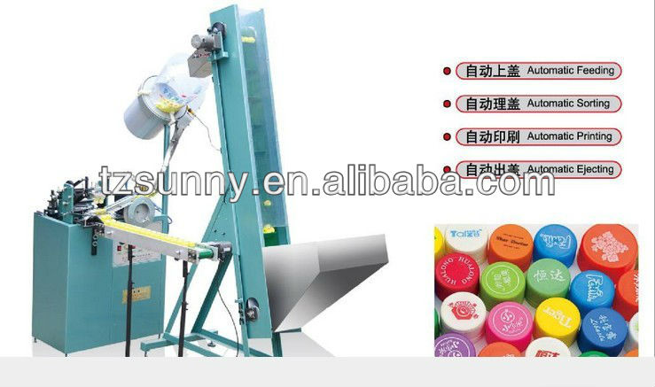 Automatic Single-color pad printing machine for plastic bottle cap