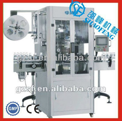 Automatic sleeve shrink labeling machine