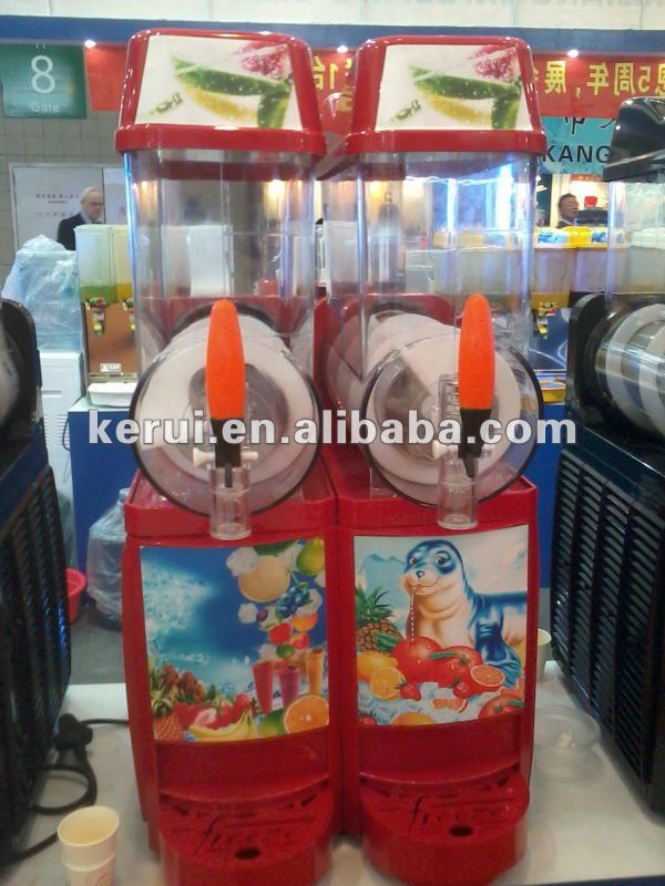 automatic slush machine 12liters 2bowels