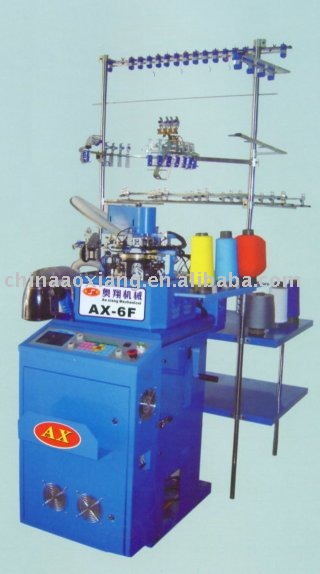 Automatic sock knitting machine